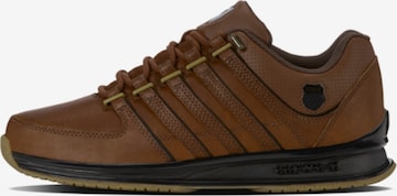 K-SWISS - Sapatilhas baixas 'Rinzler' em castanho: frente