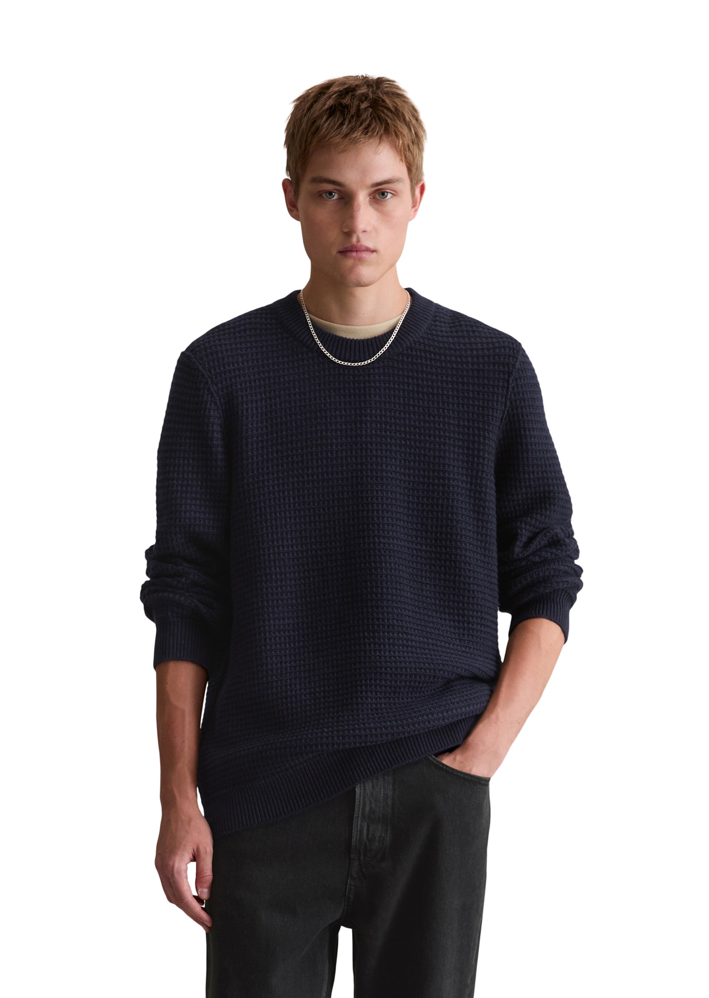Marc O'Polo DENIM Sweater in Blue: front