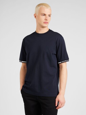 T-Shirt ARMANI EXCHANGE en bleu : devant