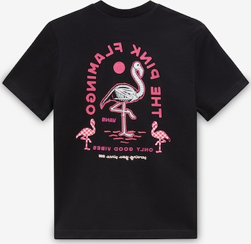 VANS - Camiseta 'FLAMINGO SKELETON' en negro