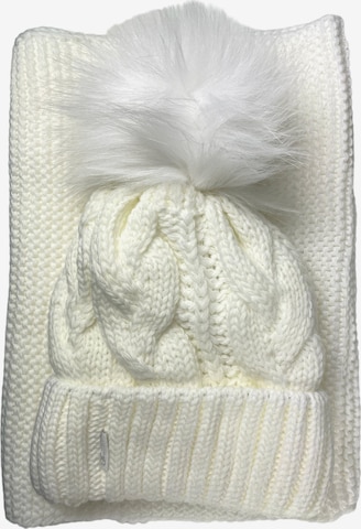 Kumixi Beanie 'Set' in White: front