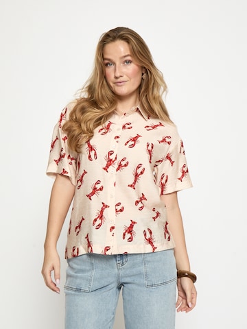 Peppercorn - Blusa 'Grith ' en beige: frente