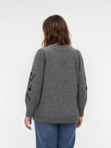 Vero Moda Curve Trui 'JUTA' in Grijs