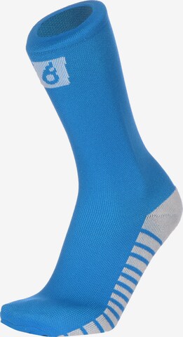 OUTFITTER Athletic Socks 'OCEAN FABRICS TAHI' in Blue: front