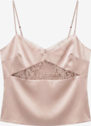 IMPERIAL - Top en rosa: frente