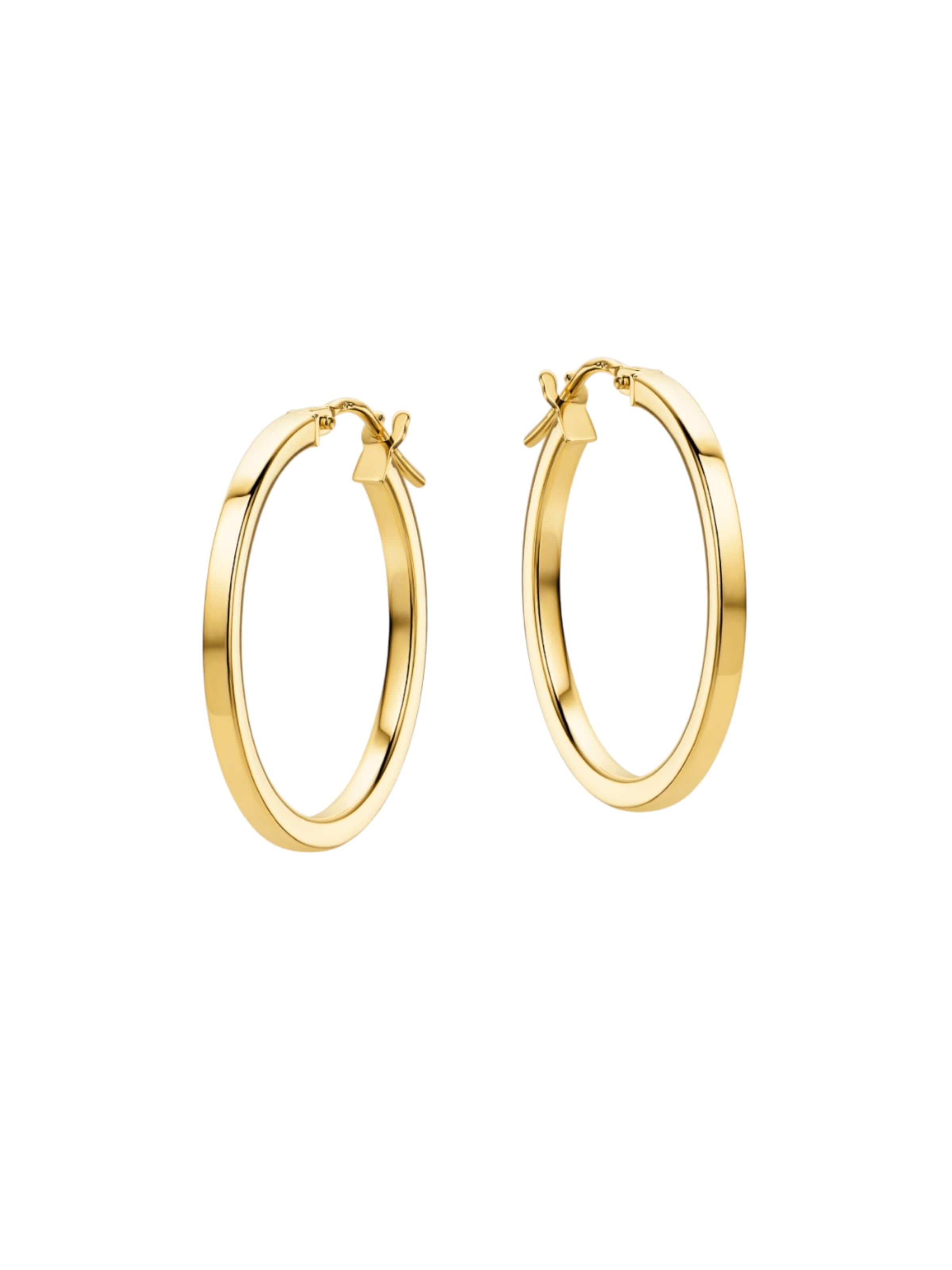 Vanlere - Pendientes en oro: frente