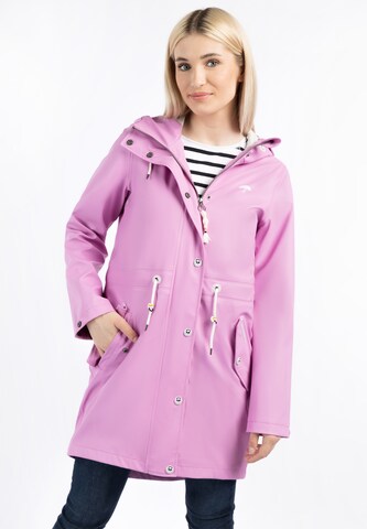 Manteau fonctionnel 'Bridgeport' Schmuddelwedda en rose : devant