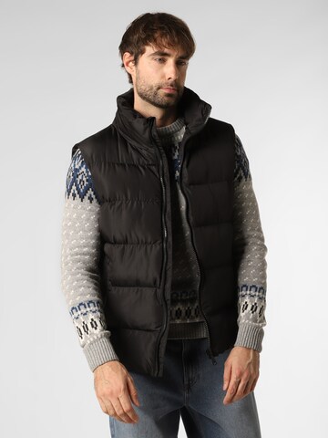 Finshley & Harding Vest in Black: front