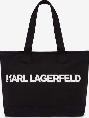 juoda Karl Lagerfeld Pirkinių krepšys: priekis