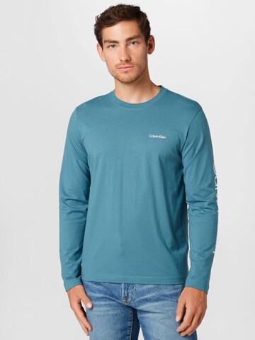 Calvin Klein Shirt in Blauw: voorkant