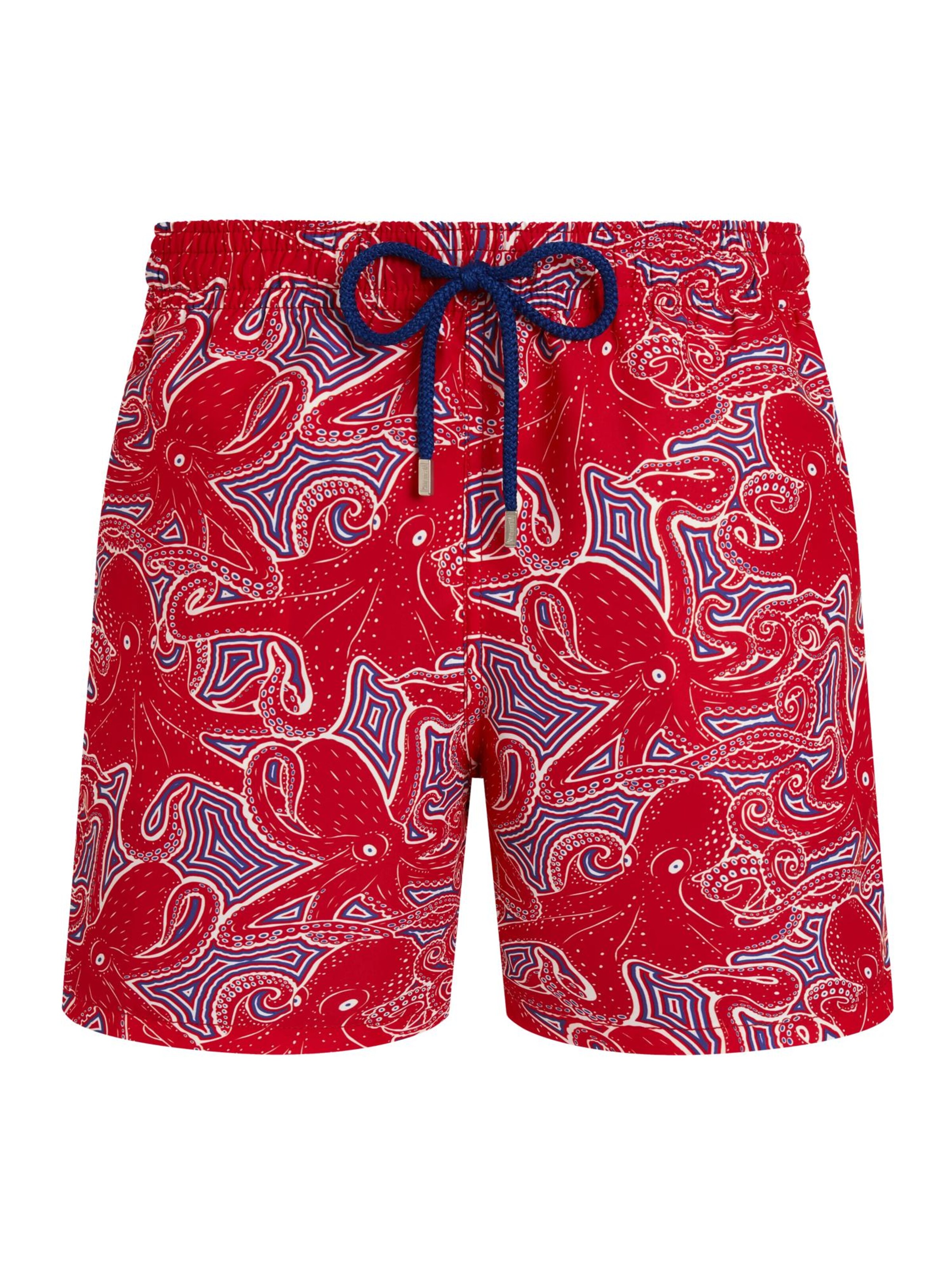 Vilebrequin Zwemshorts in Rood: voorkant