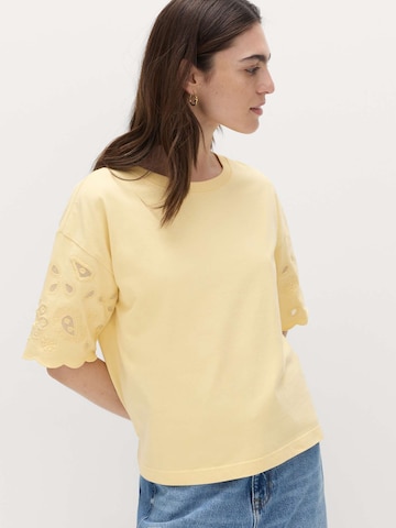 Marks & Spencer T-Shirt in Gelb: Vorderseite