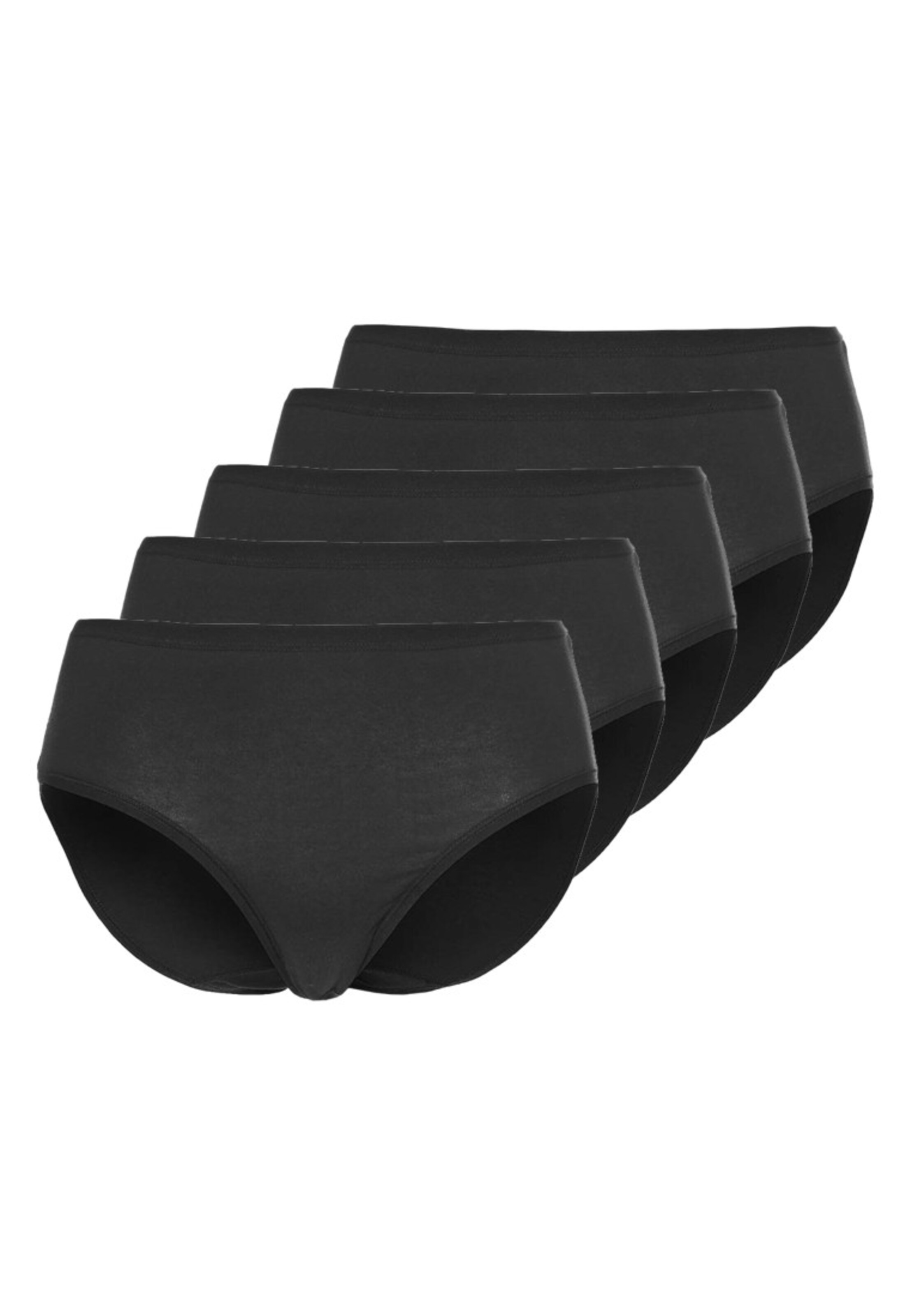 sassa Slip Maxi 'CASUAL COMFORT' in Schwarz: Vorderseite