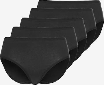 sassa Slip Maxi 'CASUAL COMFORT' in Schwarz: Vorderseite