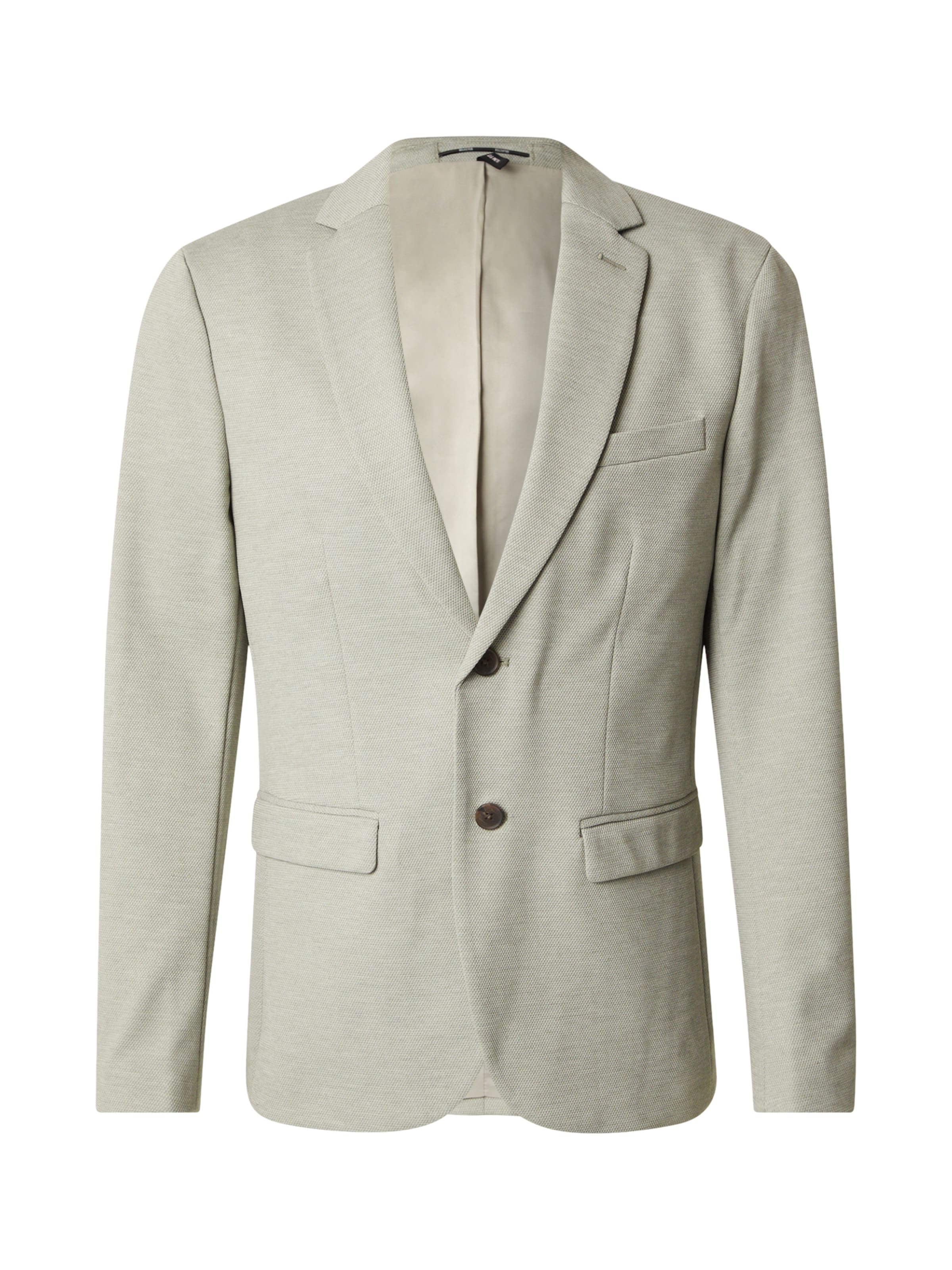 SELECTED Slim fit Ανδρικό σακάκι 'SLHSLIMAITOR' σε γκρι: μπροστά