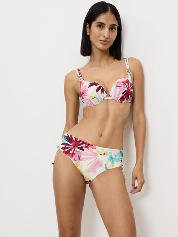 TRIUMPH Bustier Bügel-Bikini-Top ' Summer Fleur ' in Pink