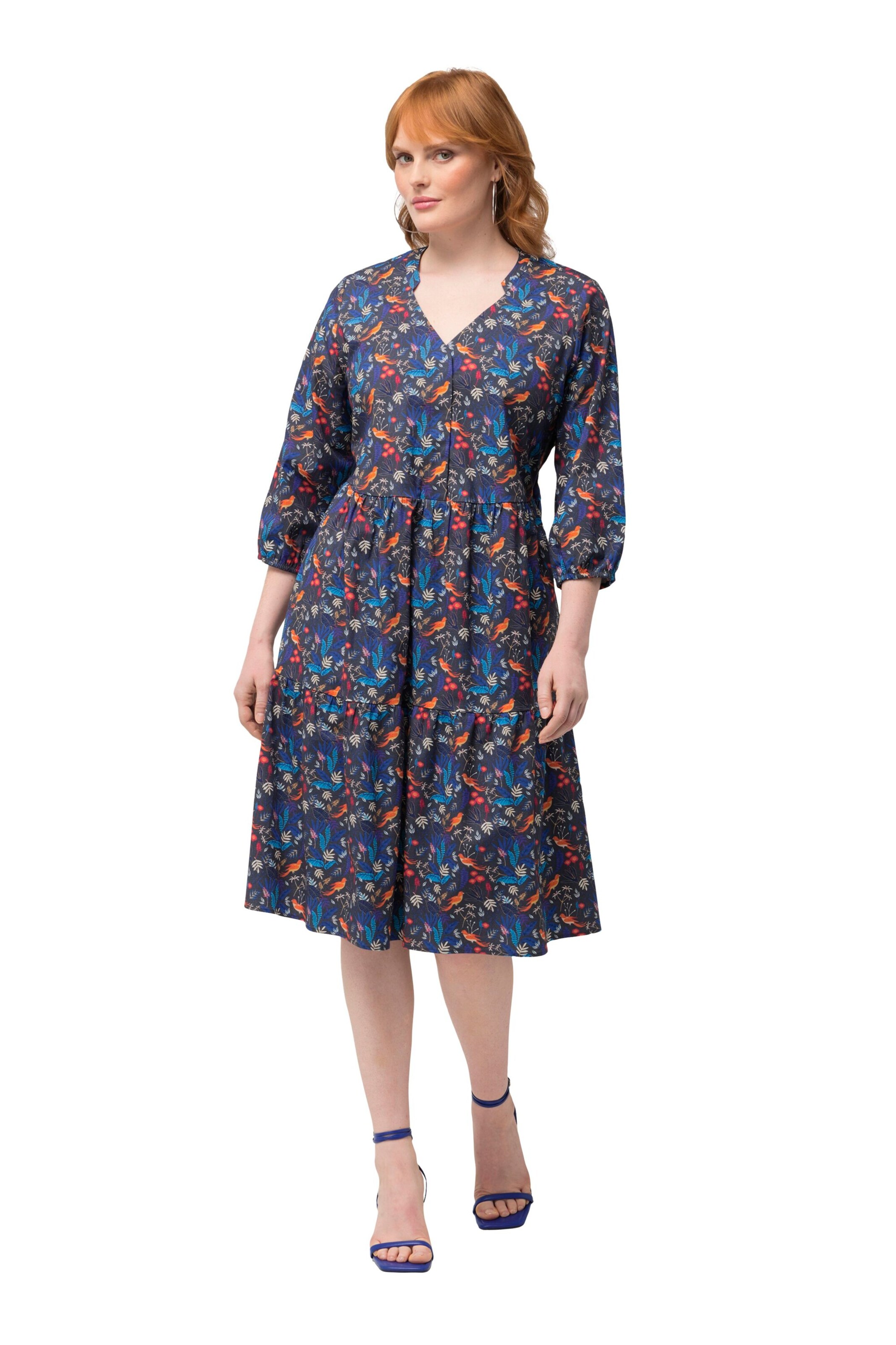 Ulla Popken Jurk in Blauw