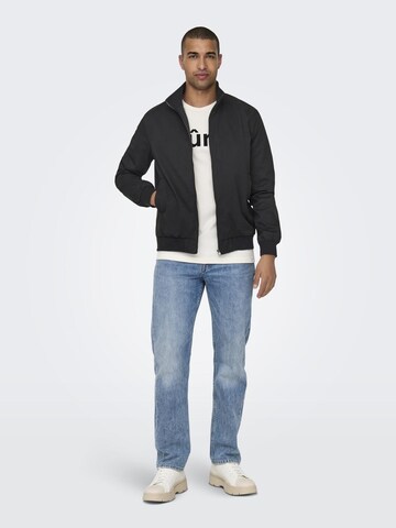 Veste mi-saison 'ONSALEXANDER' Only & Sons en noir