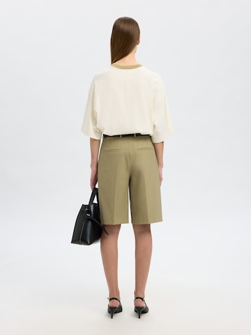 T-shirt SELECTED en beige