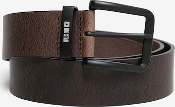 BIG STAR Belt ' 2390 ' in Brown: front