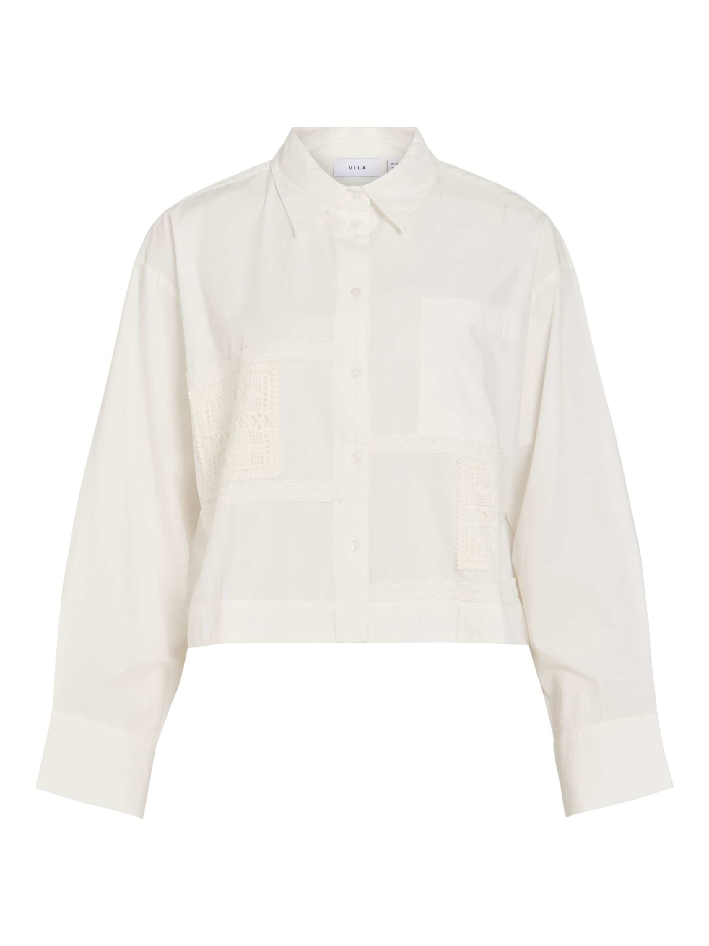 Camicia da donna di VILA in bianco: frontale