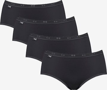 Slip ' Basic+ ' SLOGGI en noir : devant