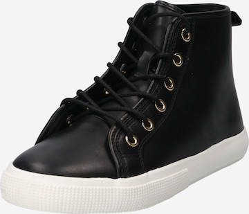 Lauren Ralph Lauren High-Top Sneakers 'Jinger' in Black: front