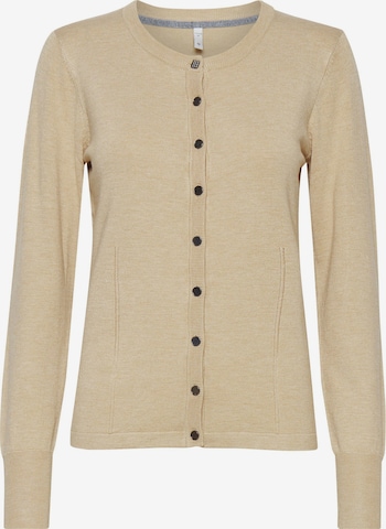Cardigan 'Sara' PULZ Jeans en beige : devant