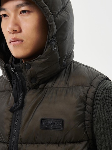 Barbour International Vest 'Driesh' in Green