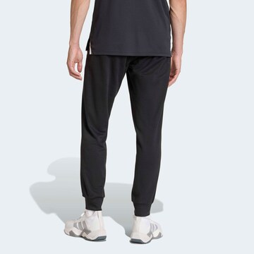 ADIDAS PERFORMANCE Tapered Workout Pants in Black
