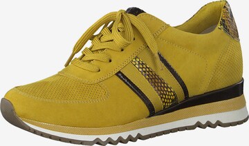 MARCO TOZZI - Zapatillas deportivas bajas en amarillo: frente