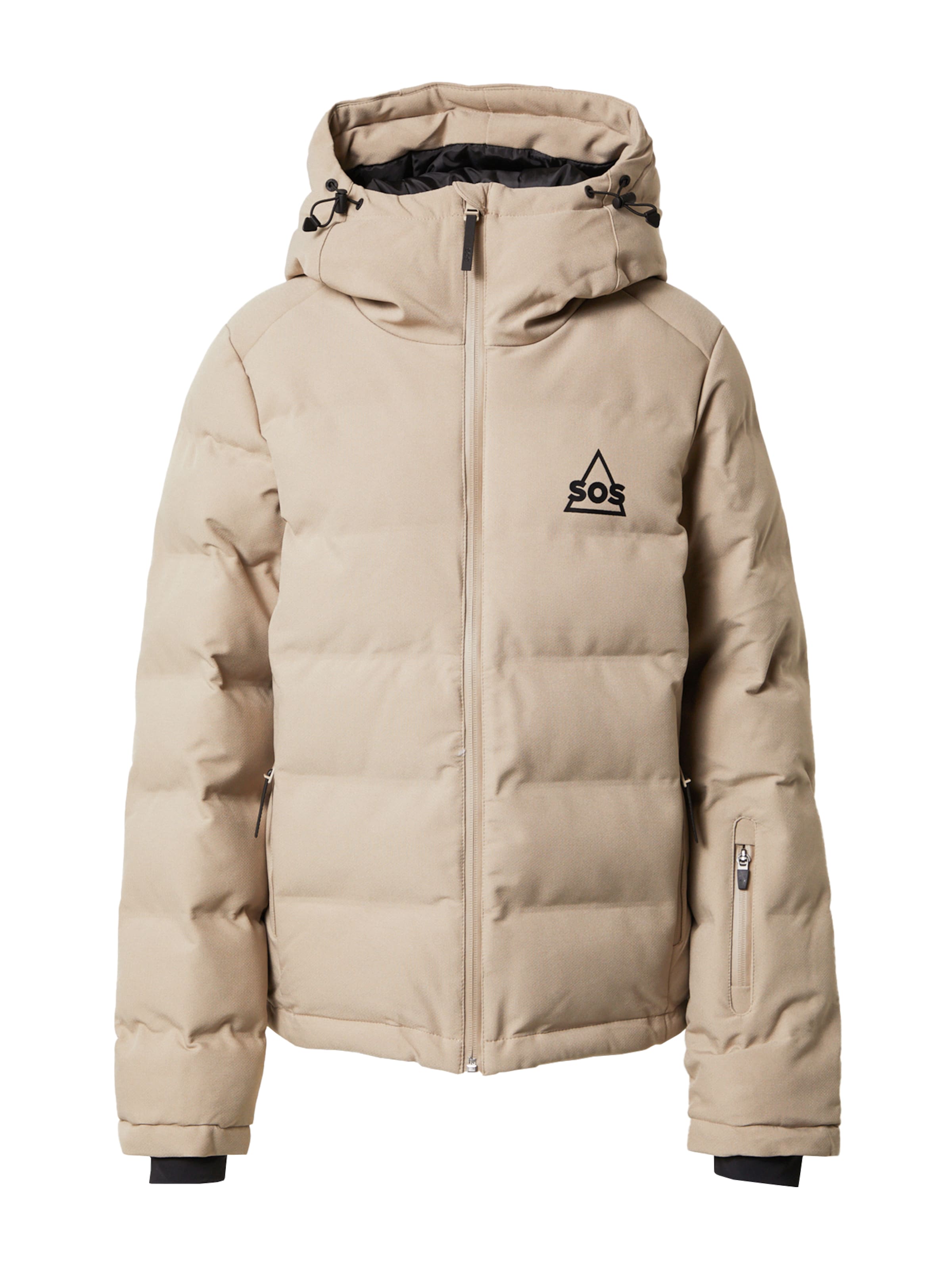 SOS Jacke 'Zermatt' in Braun: Vorderseite