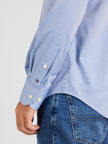 Tommy Hilfiger Tailored Regular fit Overhemd in Blauw