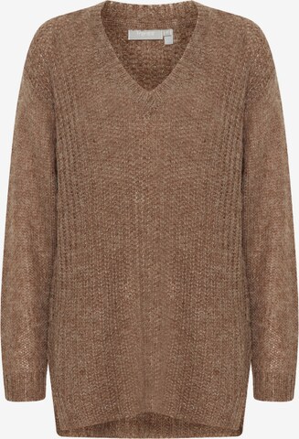 Pull-over 'Bien Pu 3' Fransa en marron : devant