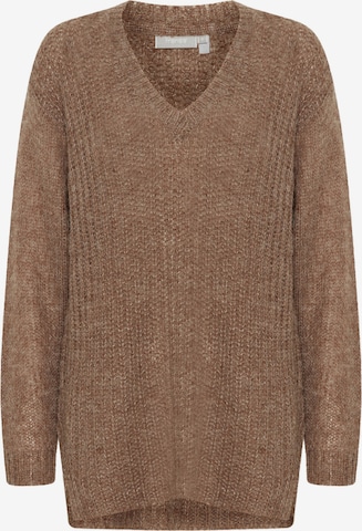 Fransa Sweater 'Bien Pu 3' in Brown: front