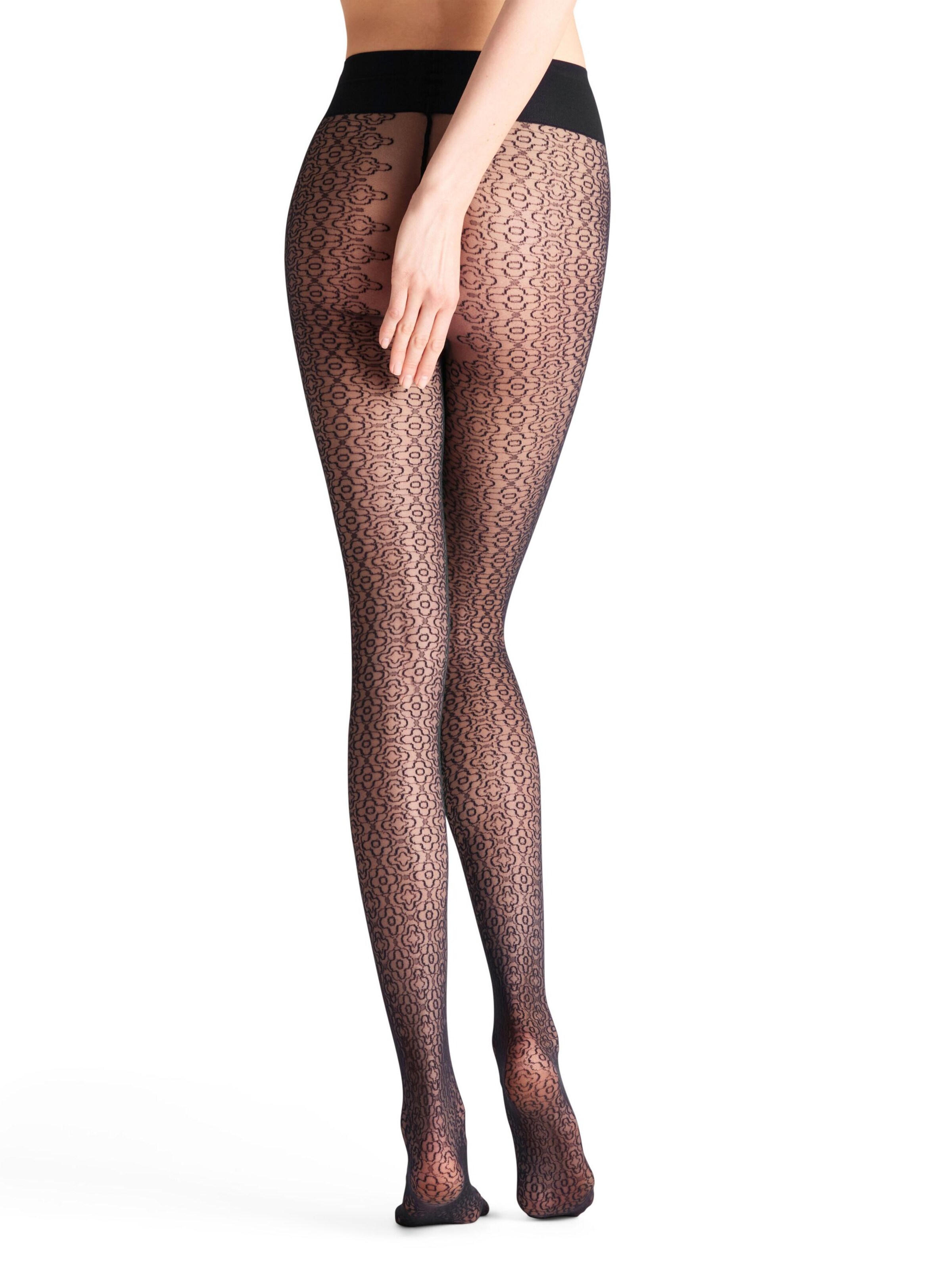 FALKE Strumpfhose 'Baroque Gem'‌‌‌‌‌‌‌‌‌ in Schwarz