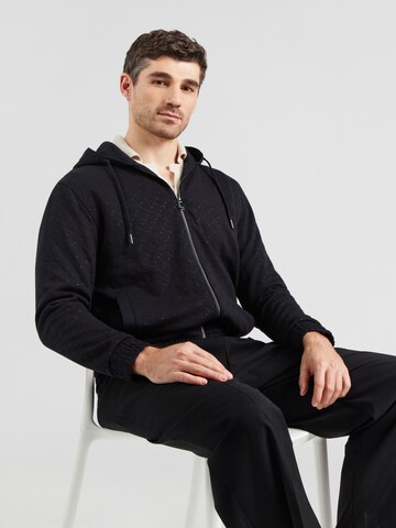 JOOP! Sweatjacke 'Benizio' in Schwarz: Vorderseite