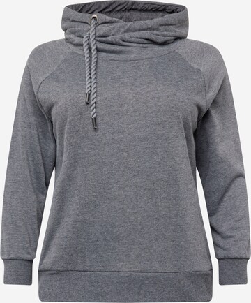 Sweat-shirt 'CARLAMILLE' ONLY Carmakoma en gris : devant