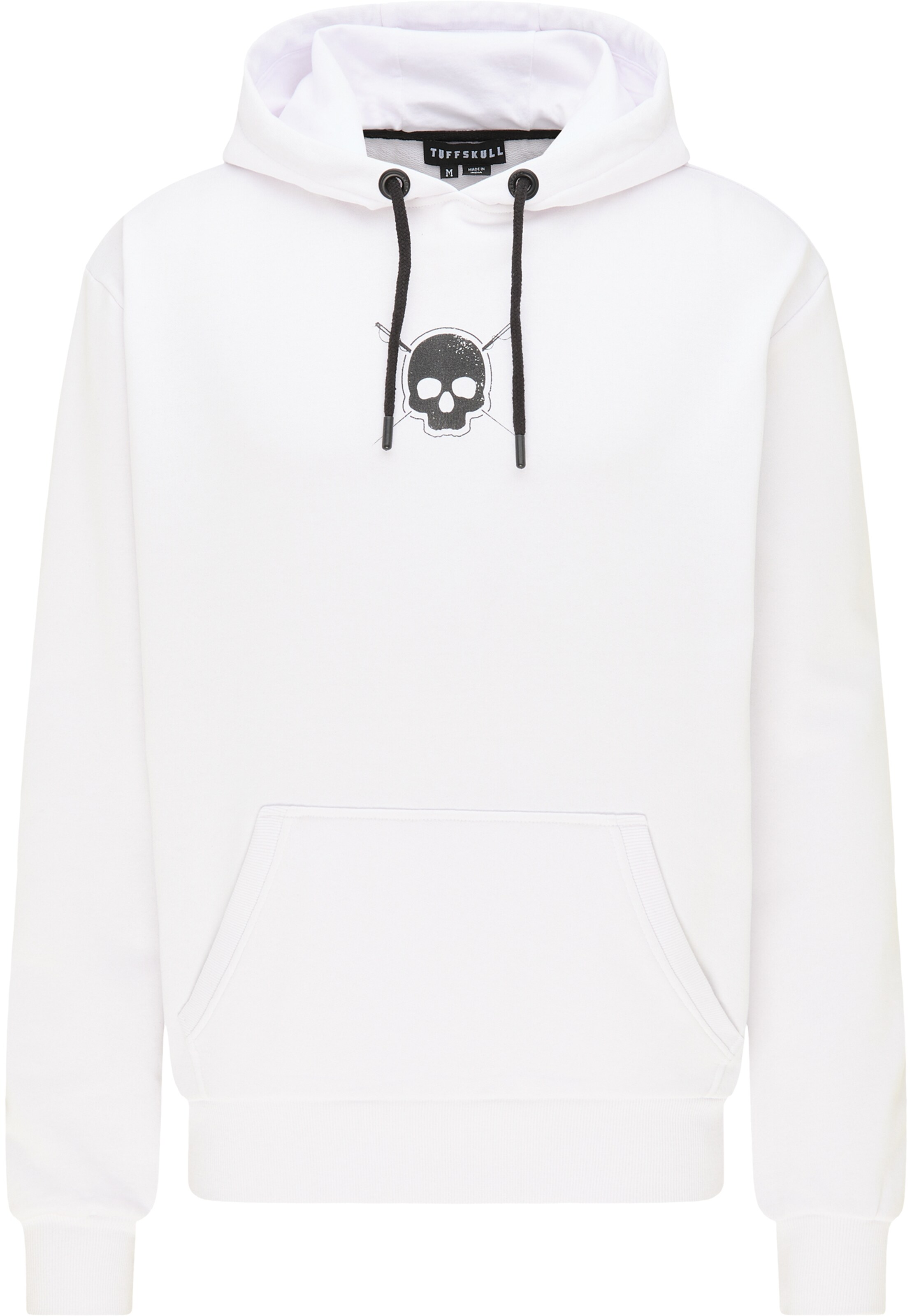 TUFFSKULL Sweatshirt in White: front
