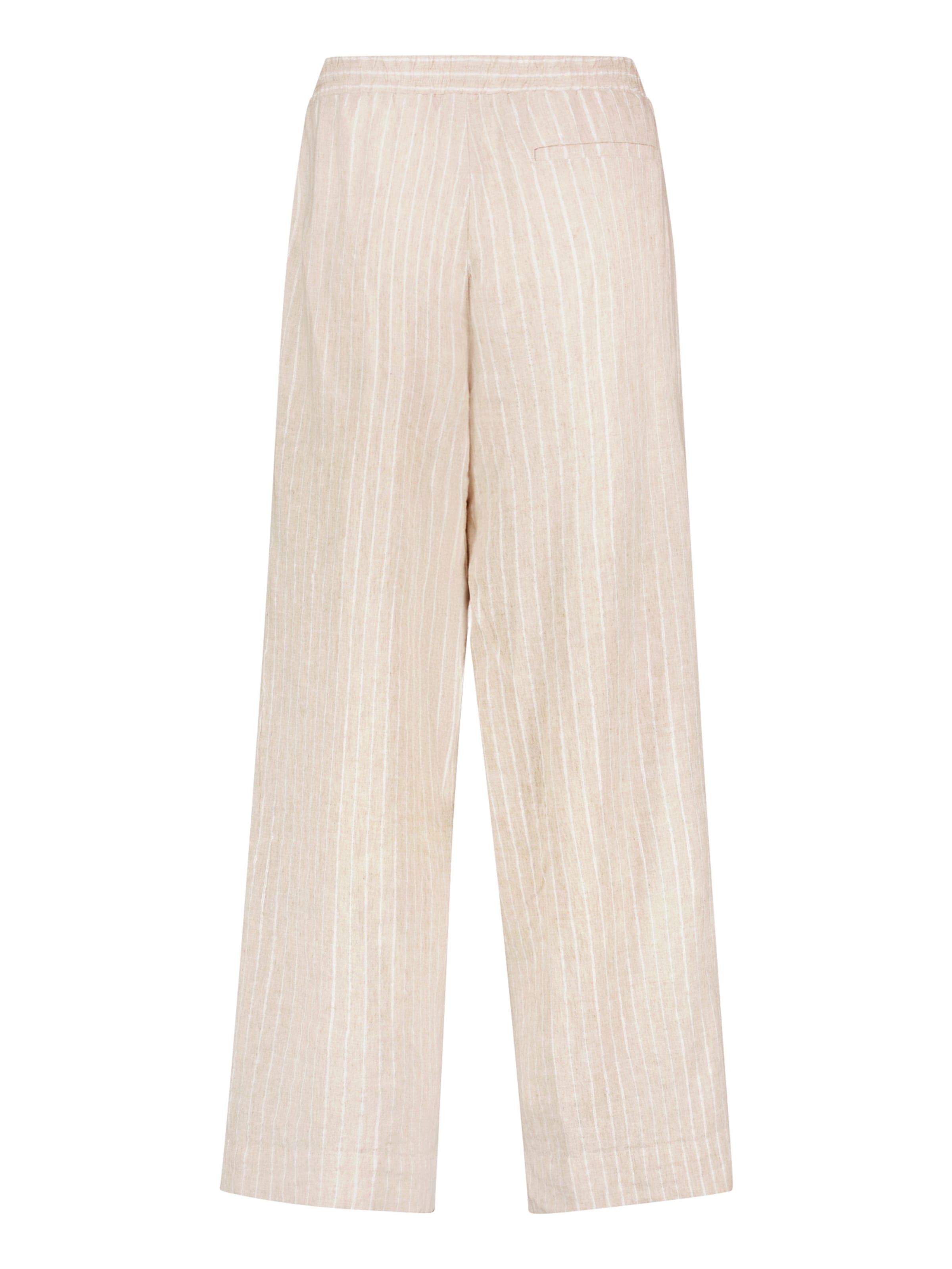 Cartoon Loosefit Nadelstreifenhose mit Taschen in Beige