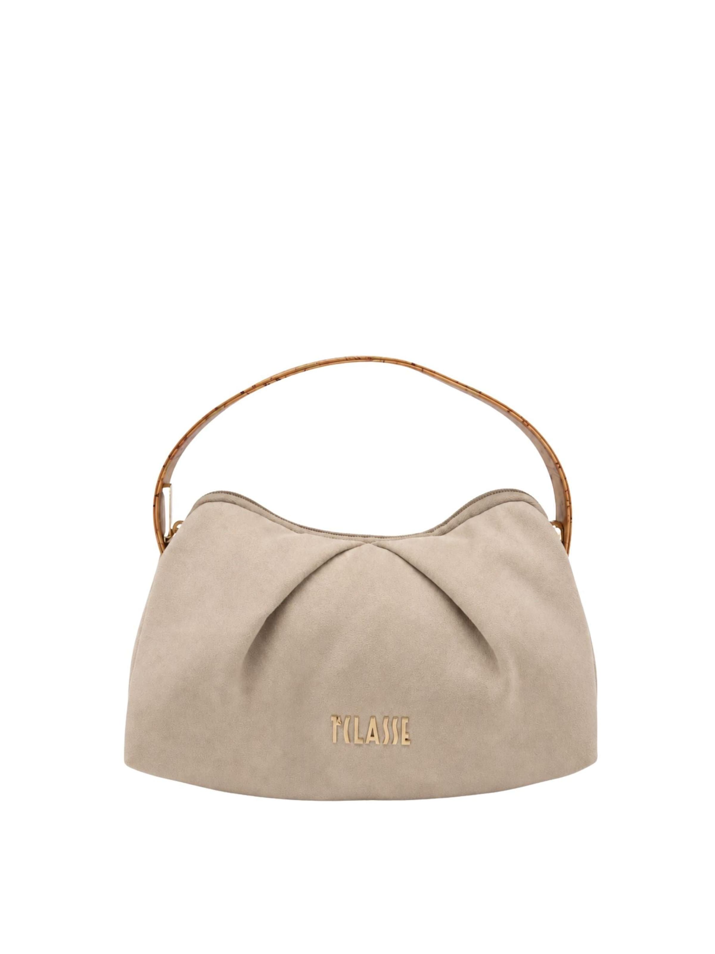 Alviero Martini - Bolso de mano en beige: frente
