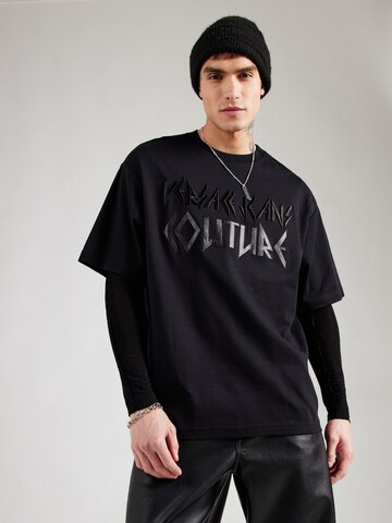Versace Jeans Couture Μπλουζάκι σε μαύρο: μπροστά