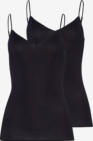 Hanro Undershirt 'Cotton Seamless' in Black: front