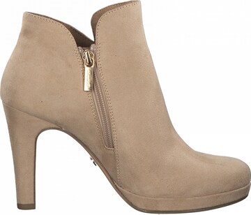 TAMARIS Ankle Boots in Beige