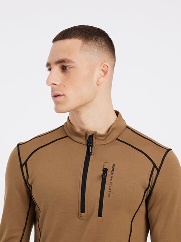 PROTEST Sportsweatshirt 'PRTKURANO' in Braun