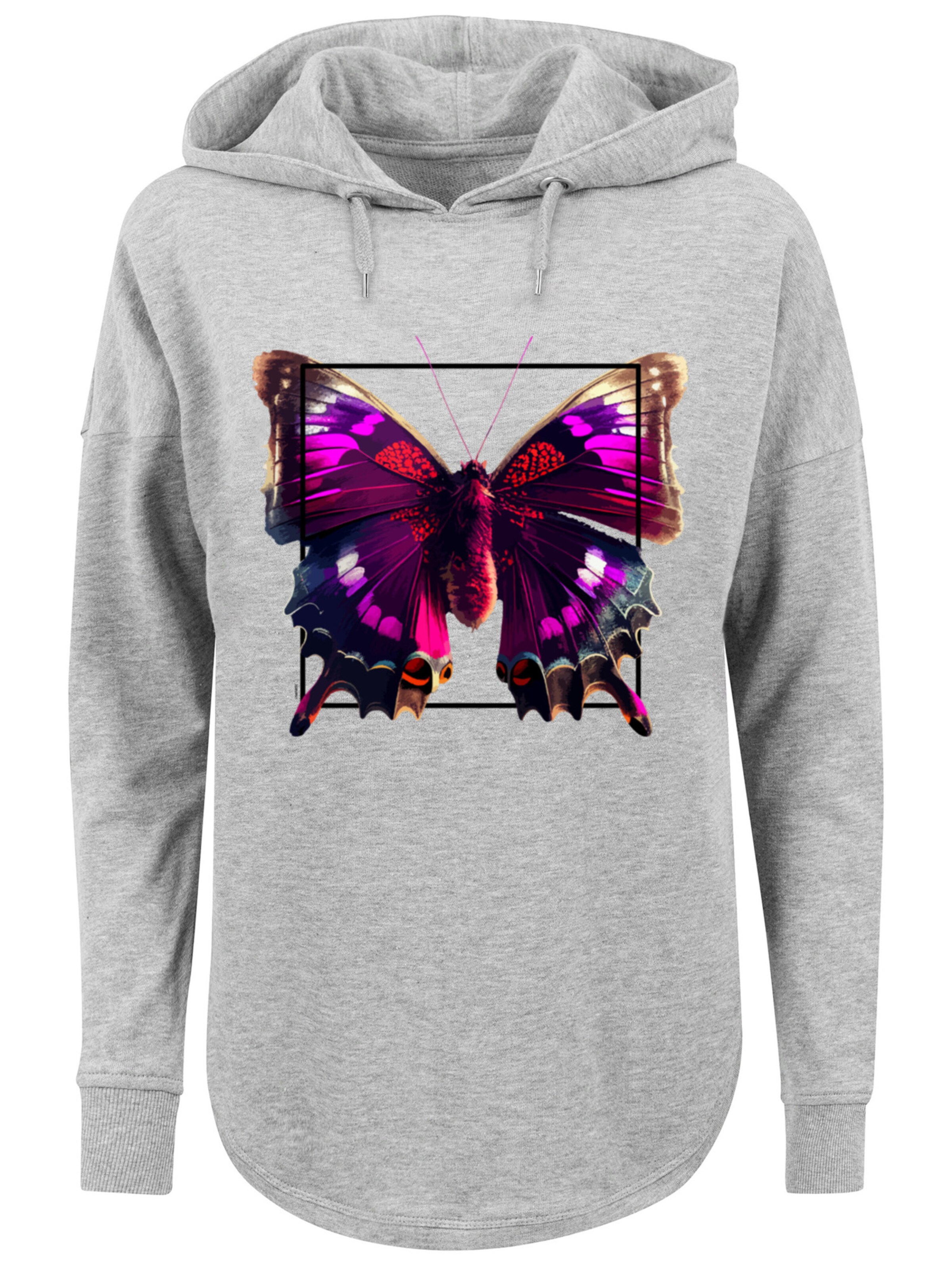 F4NT4STIC Sweatshirt in Grijs: voorkant