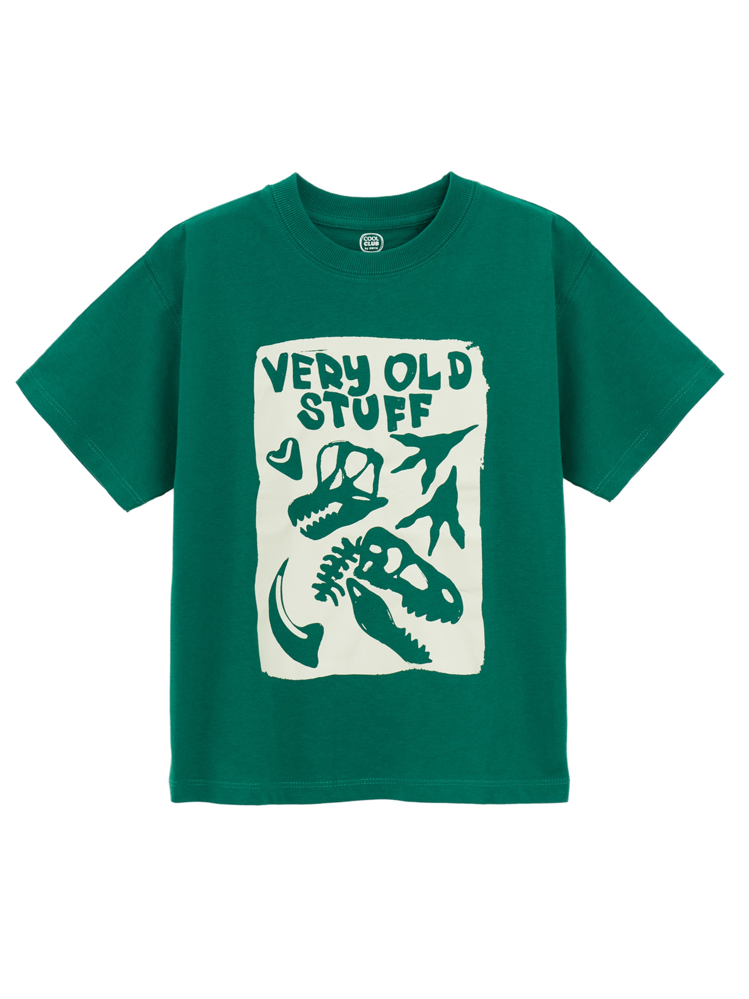 Cool Club T-Shirt in Grün: Vorderseite