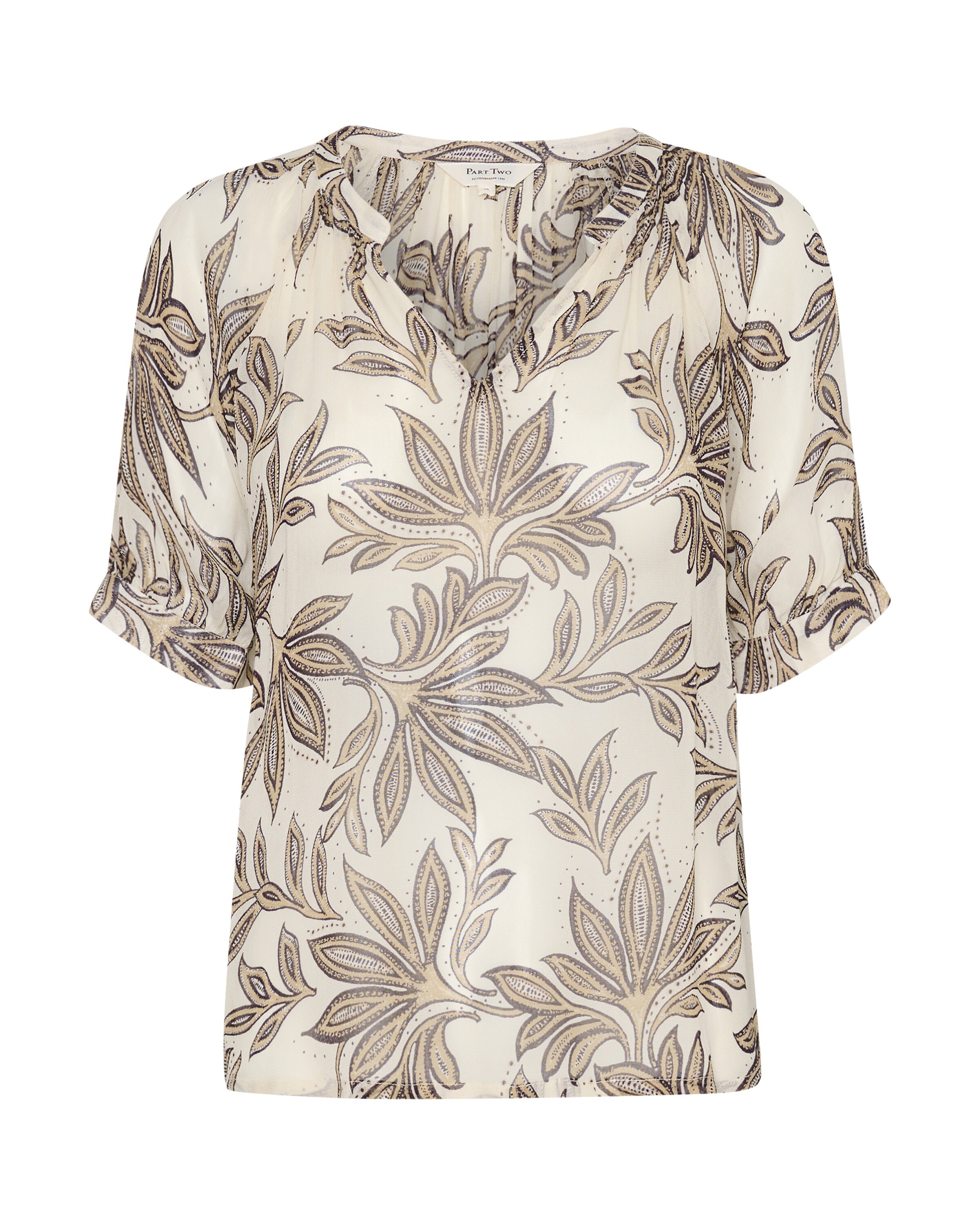 Part Two Blouse in Beige: voorkant