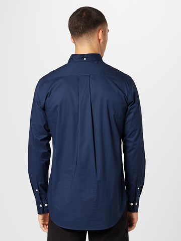 GANT Regular fit Overhemd in Blauw