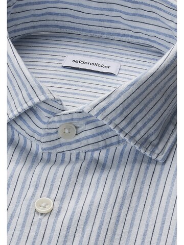 Coupe regular Chemise business SEIDENSTICKER en bleu